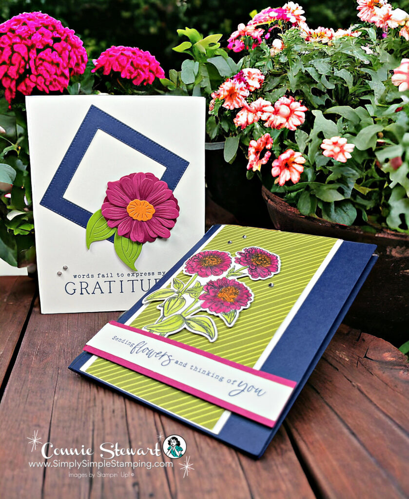 Simply Zinnia Cards Make Cards Burst With Spectacular Blooms