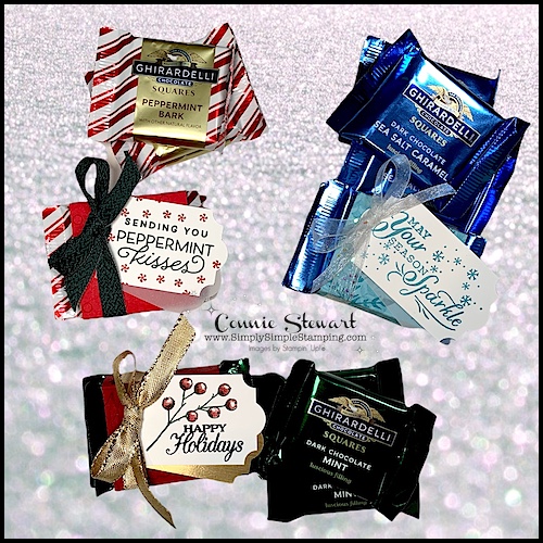 Easy DIY Ghirardelli Square Treat Holder: The Perfect Stocking Stuffer