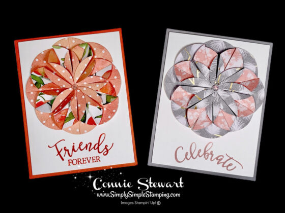 How Do You Make A Dahlia Flower Fold Card The Easy Way? Watch!