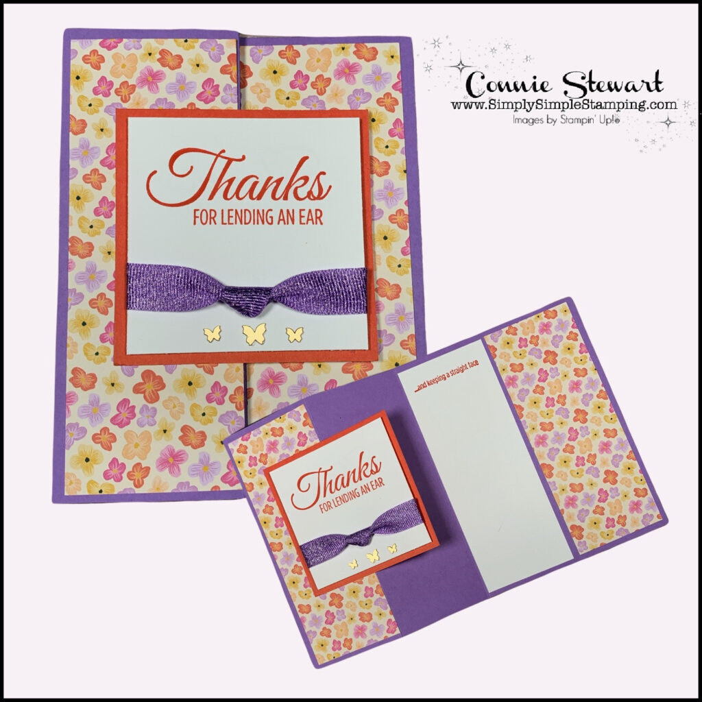 Simple Fun Fold Card Your 5 Minute Handmade Card Tutorial