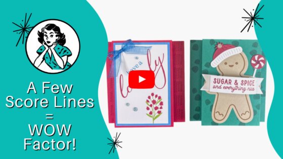 The Pop-Up card video tutorial is taught by Connie Stewart of Simply Simple Stamping. You'll have your card made in no time!